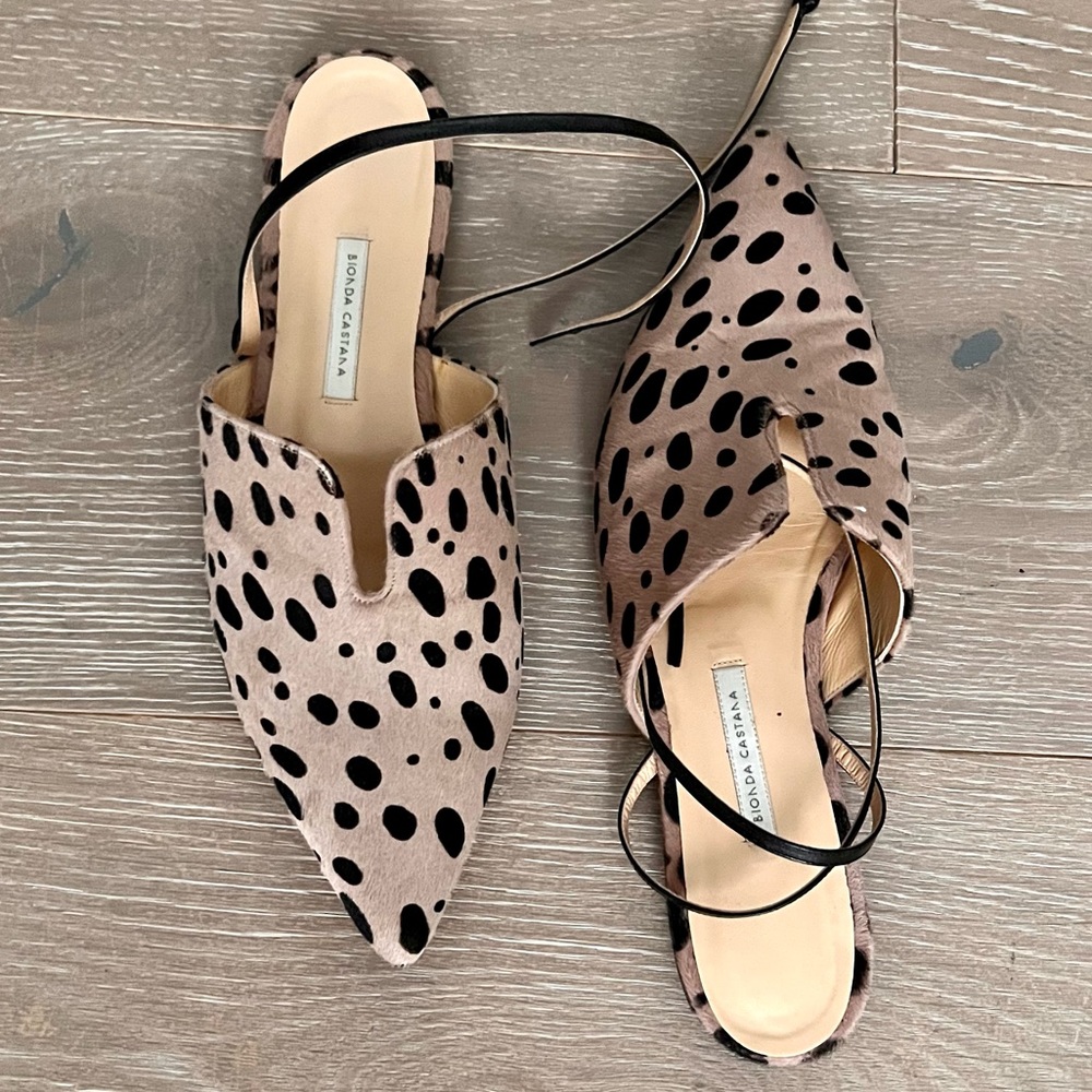Bionda Castana sling back with an ankle strap